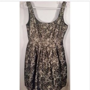 Nordstrom London Times Black Gold Metallic Size 10